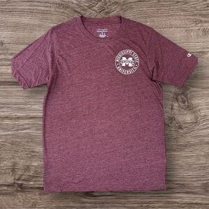 Champion Mississippi State Bulldogs Maroon T-Shirt. Size Small.